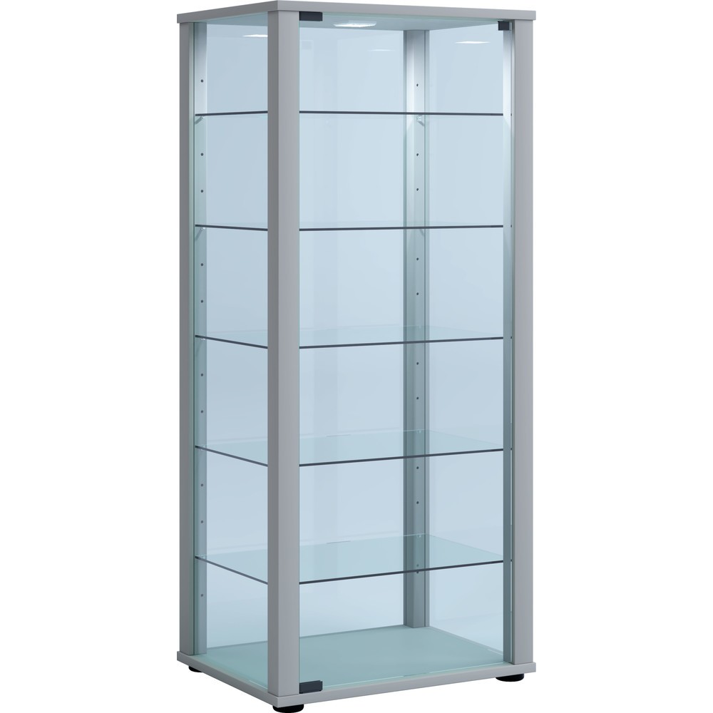 Illustration du produit: Vitrine à poser Kavisa L, couleur argent