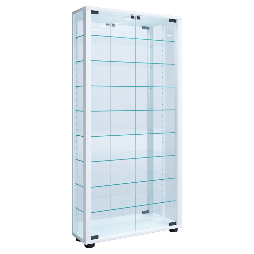 Illustration du produit: Vitrine Lumo Maxi avec miroir, blanc