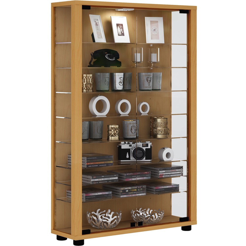 Produktabbildung Nr. 1: Vitrine à poser Lumo Mini, hêtre