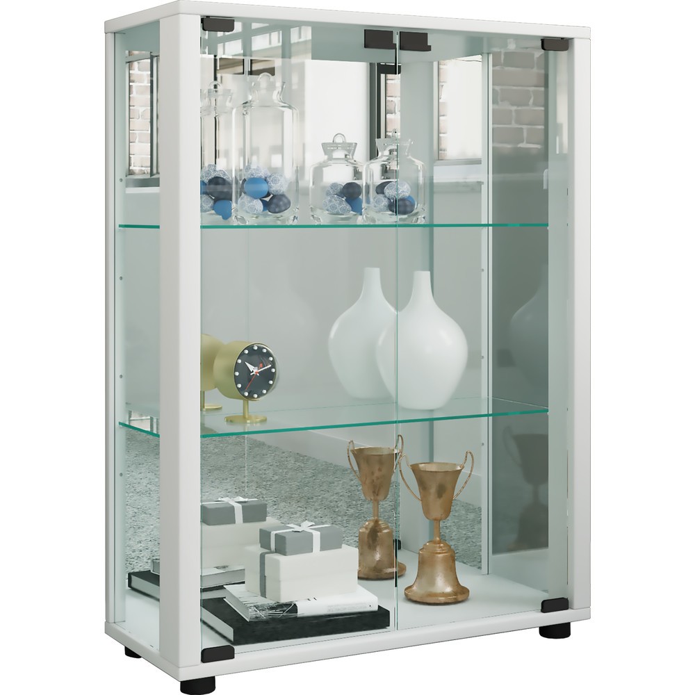 Illustration du produit: Vitrine Sintalo avec miroir, blanc