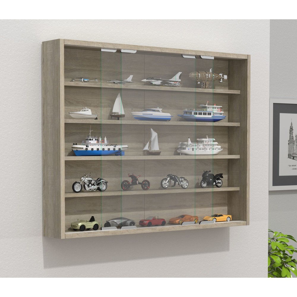 Produktabbildung Nr. 2: Vitrine murale Agisa L, chêne Sonoma