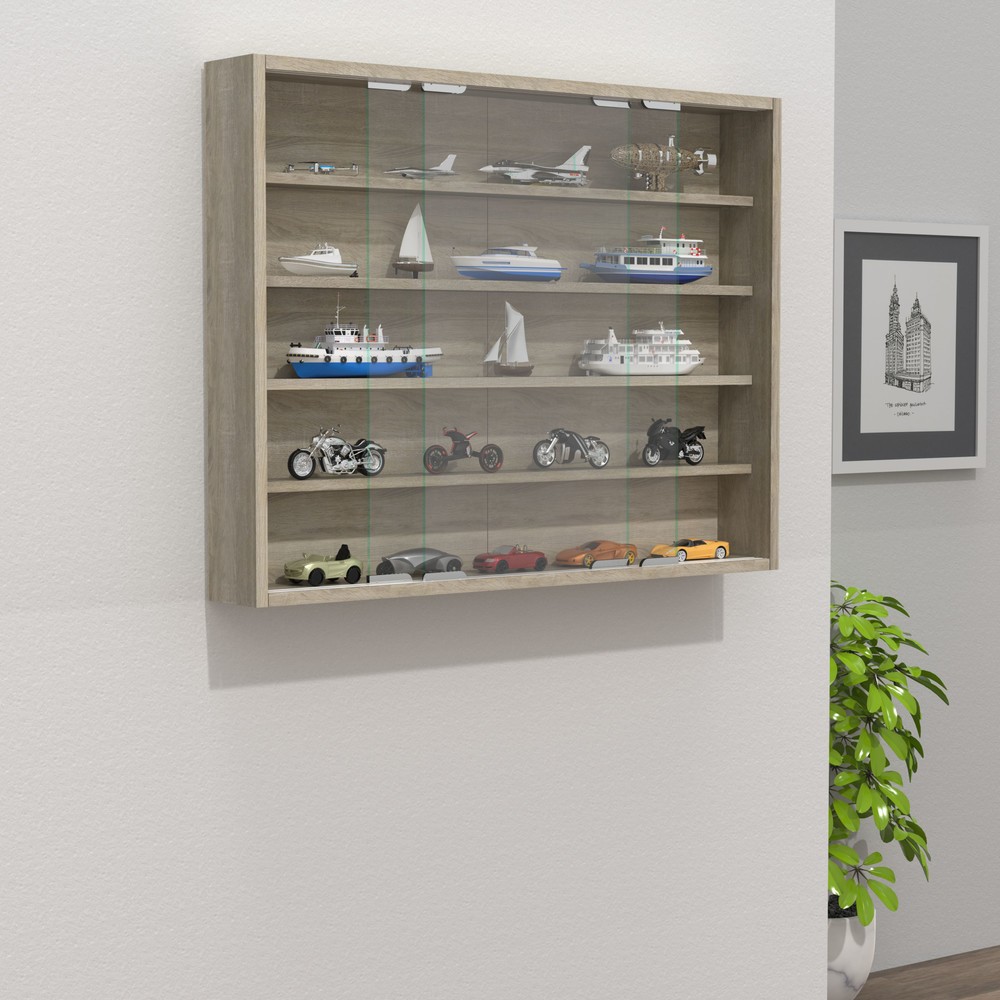 Produktabbildung Nr. 3: Vitrine murale Agisa L, chêne Sonoma