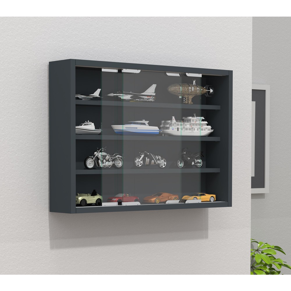 N° de l'image du produit 2 : Vitrine murale Agisa M, anthracite