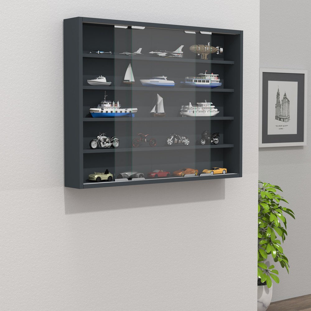 N° de l'image du produit 3 : Vitrine murale Agisa M, anthracite