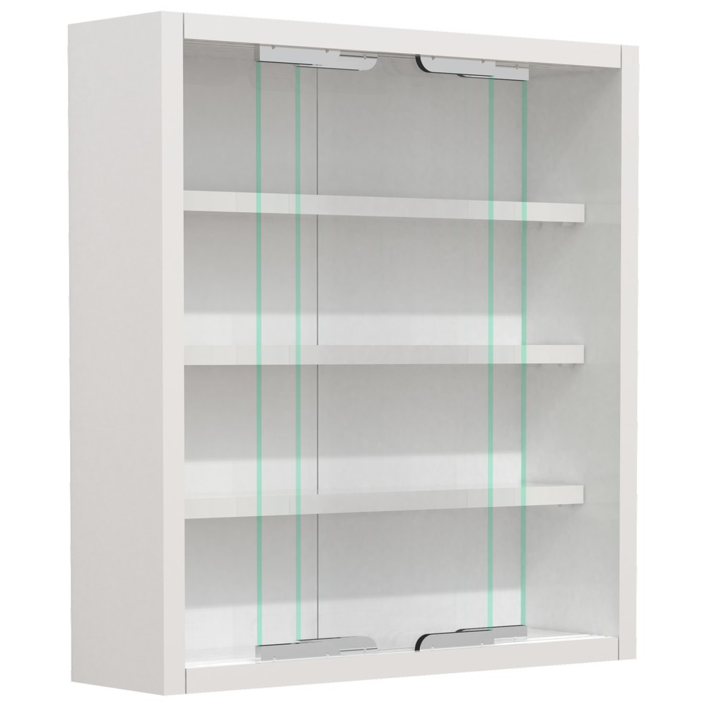 N° de l'image du produit 4 : Vitrine murale VCM Agisa S, blanche