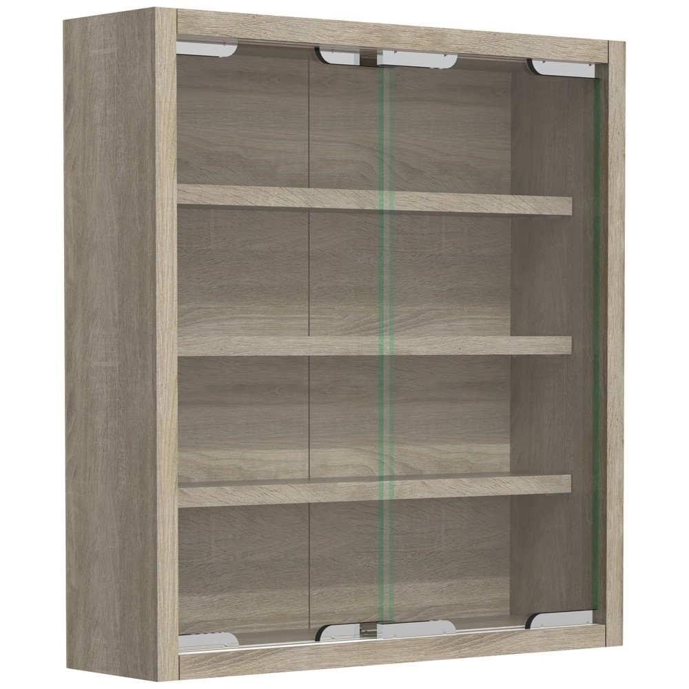 N° de l'image du produit 5 : Vitrine murale Agisa S, chêne Sonoma