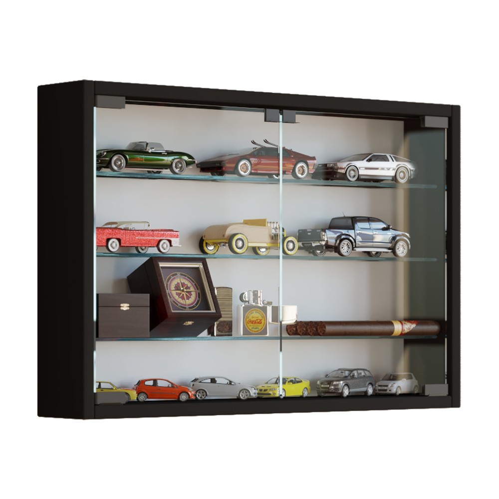 Illustration du produit: Vitrine murale Mandosa M, noire