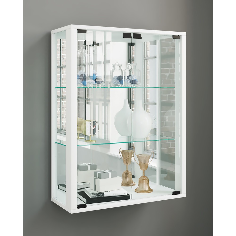 Produktabbildung Nr. 3: Vitrine murale Udina avec miroir, blanc