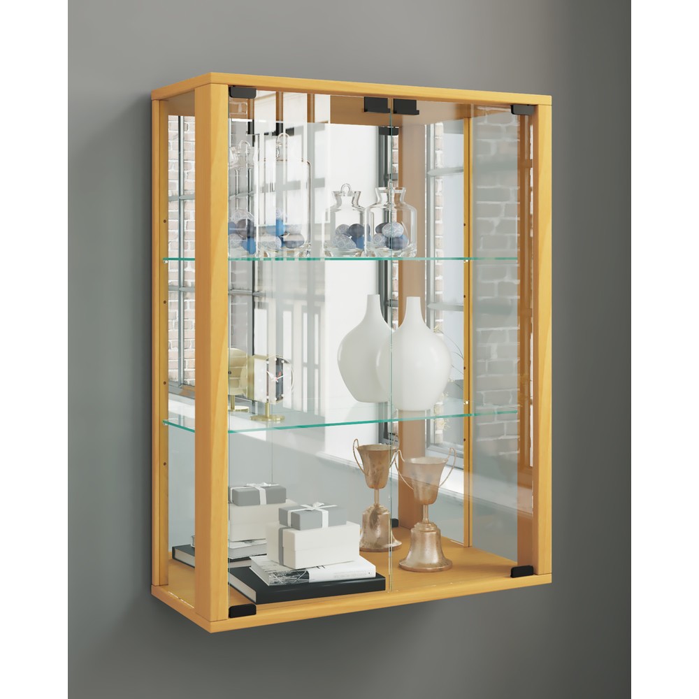 Produktabbildung Nr. 3: Vitrine murale Udina avec miroir, hêtre