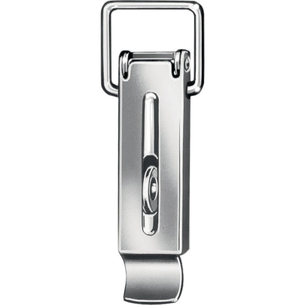 Illustration du produit: VORMANN Spannverschluss, Stahl blau verzinkt, Höhe 110 mm Breite 37 mm, mit Plombiermöglichkeit DIN 3133