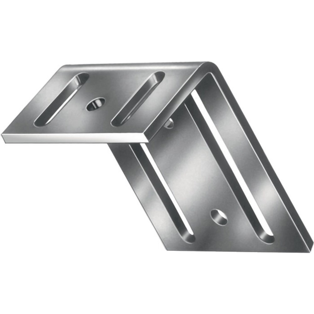 Illustration du produit: VORMANN Verstellwinkel stark, Stärke 3,5 mm Stahl roh, Länge 75 x 35 mm Breite 65 mm, blau verzinkt
