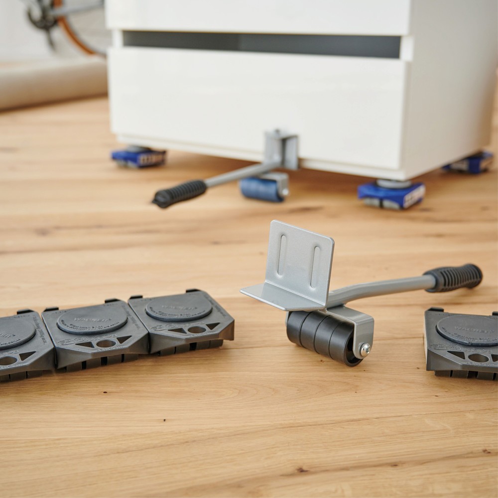Produktabbildung Nr. 4: WAGNER Aide au transport LIFT & ROLL Jeu combiné 5 pièces - capacité de charge 800 kg