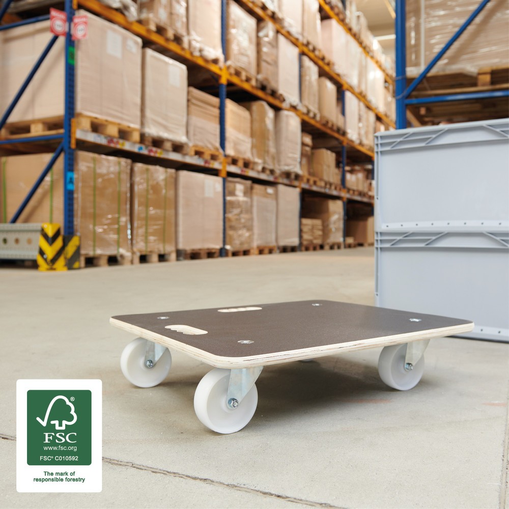 N° de l'image du produit 5 : WAGNER Aide au transport MAXIGRIP - 59 x 49 x 13,5 cm, bois, capacité de charge 400 kg