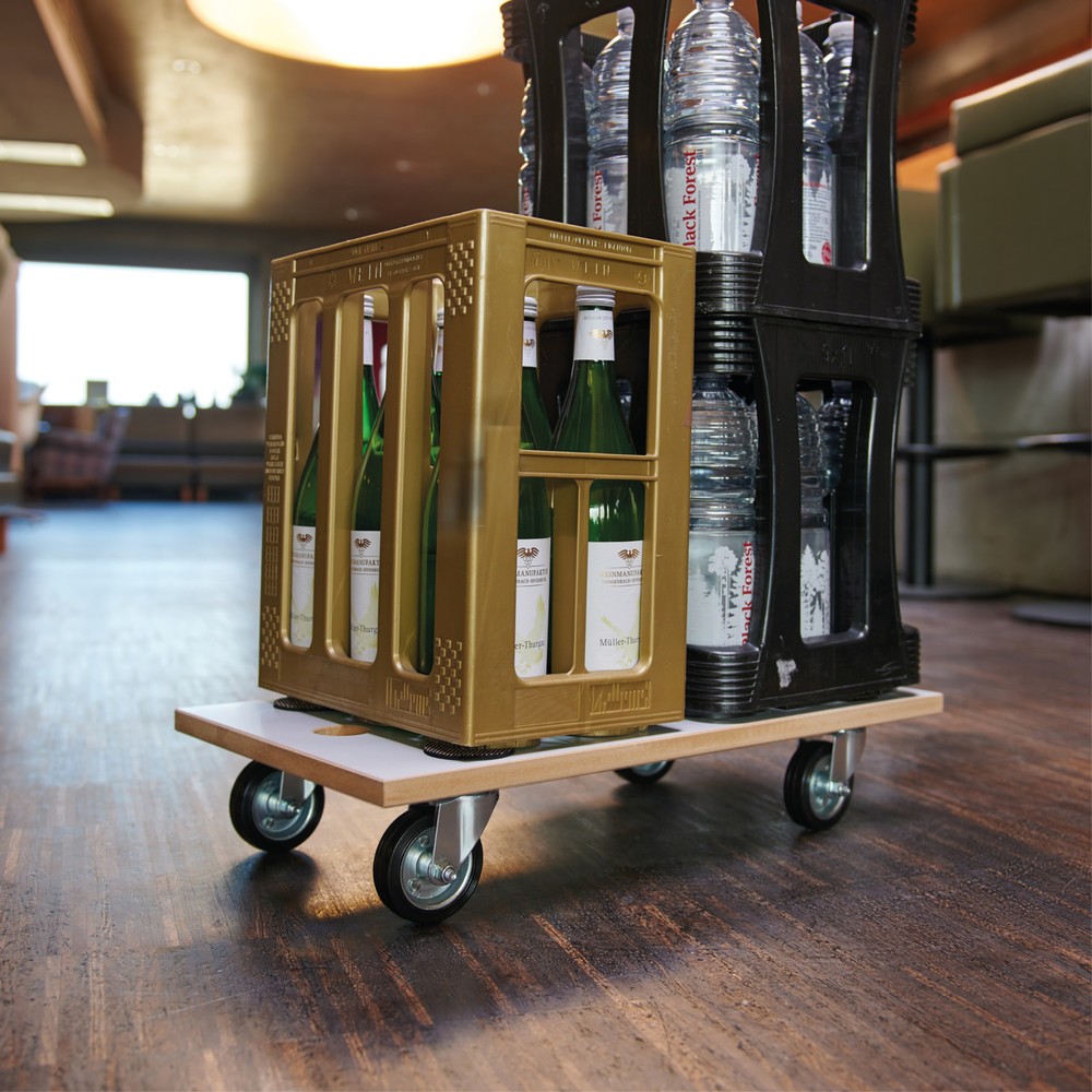 Produktabbildung Nr. 6: WAGNER Aide au transport MDF EXTREME Mélamine- 57,5 x 30 x 11 cm, capacité de charge 250 kg