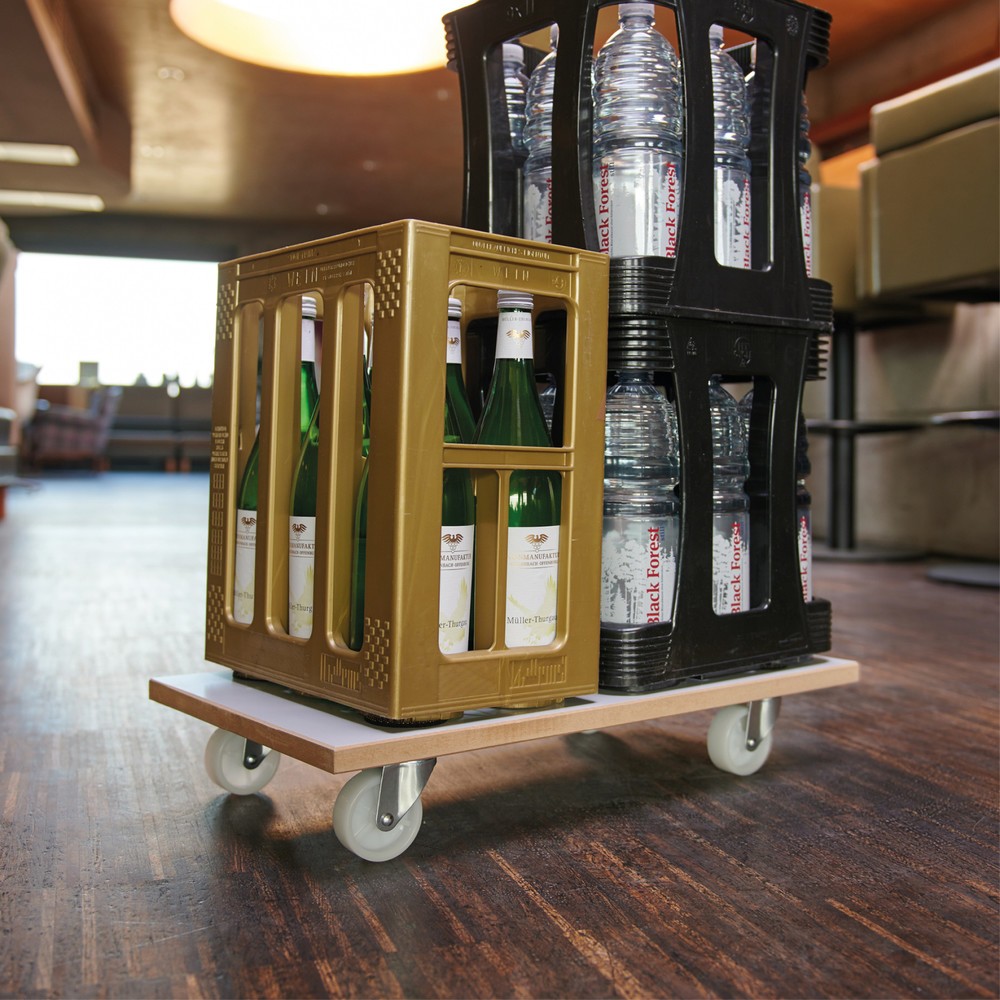 Produktabbildung Nr. 6: WAGNER Aide au transport MDF EXTREME Mélamine - 57,5 x 30 x 10 cm, capacité de charge 200 kg