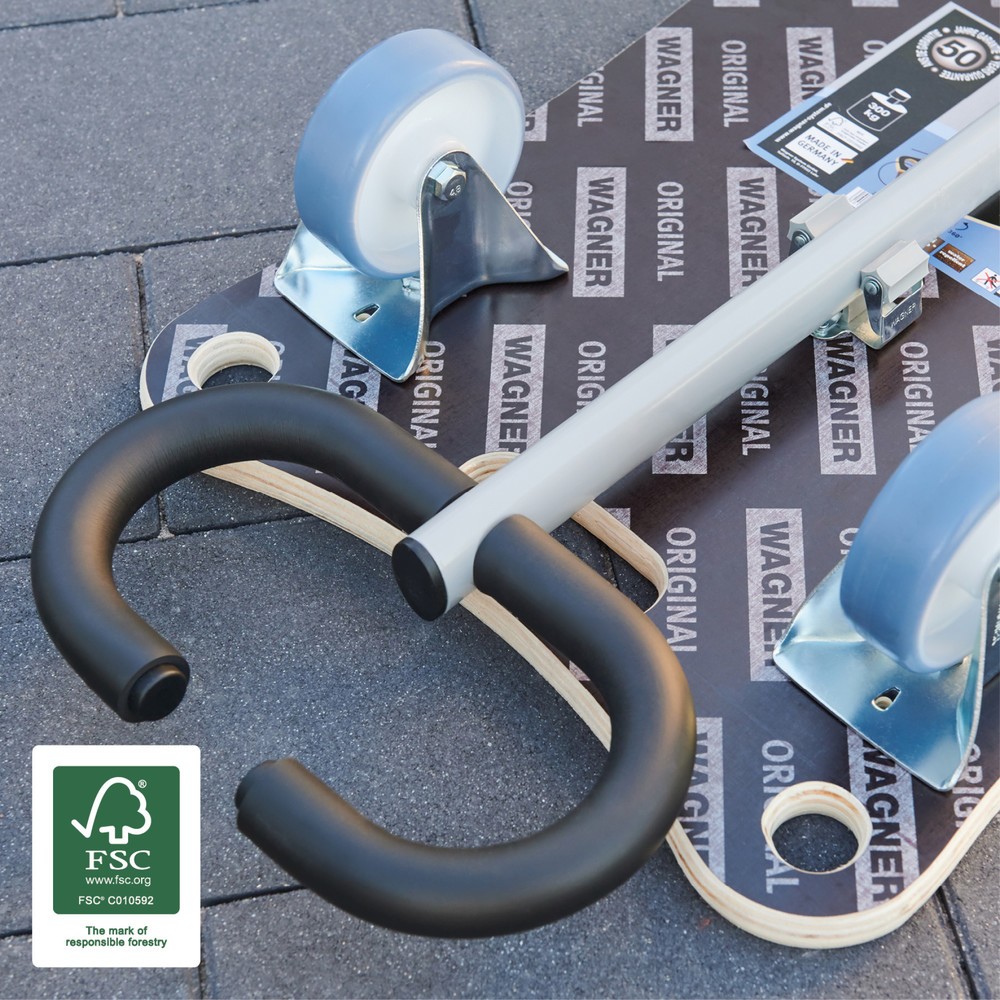 Produktabbildung Nr. 5: WAGNER Aide au transport STAR CARRIER 80 x 40 x 14,5 cm timon capacité de charge 300 kg