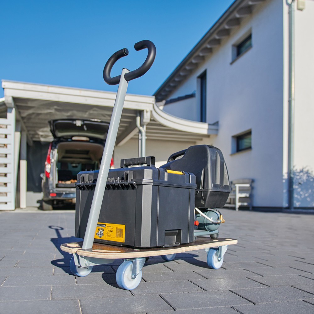 Produktabbildung Nr. 7: WAGNER Aide au transport STAR CARRIER 80 x 40 x 14,5 cm timon capacité de charge 300 kg