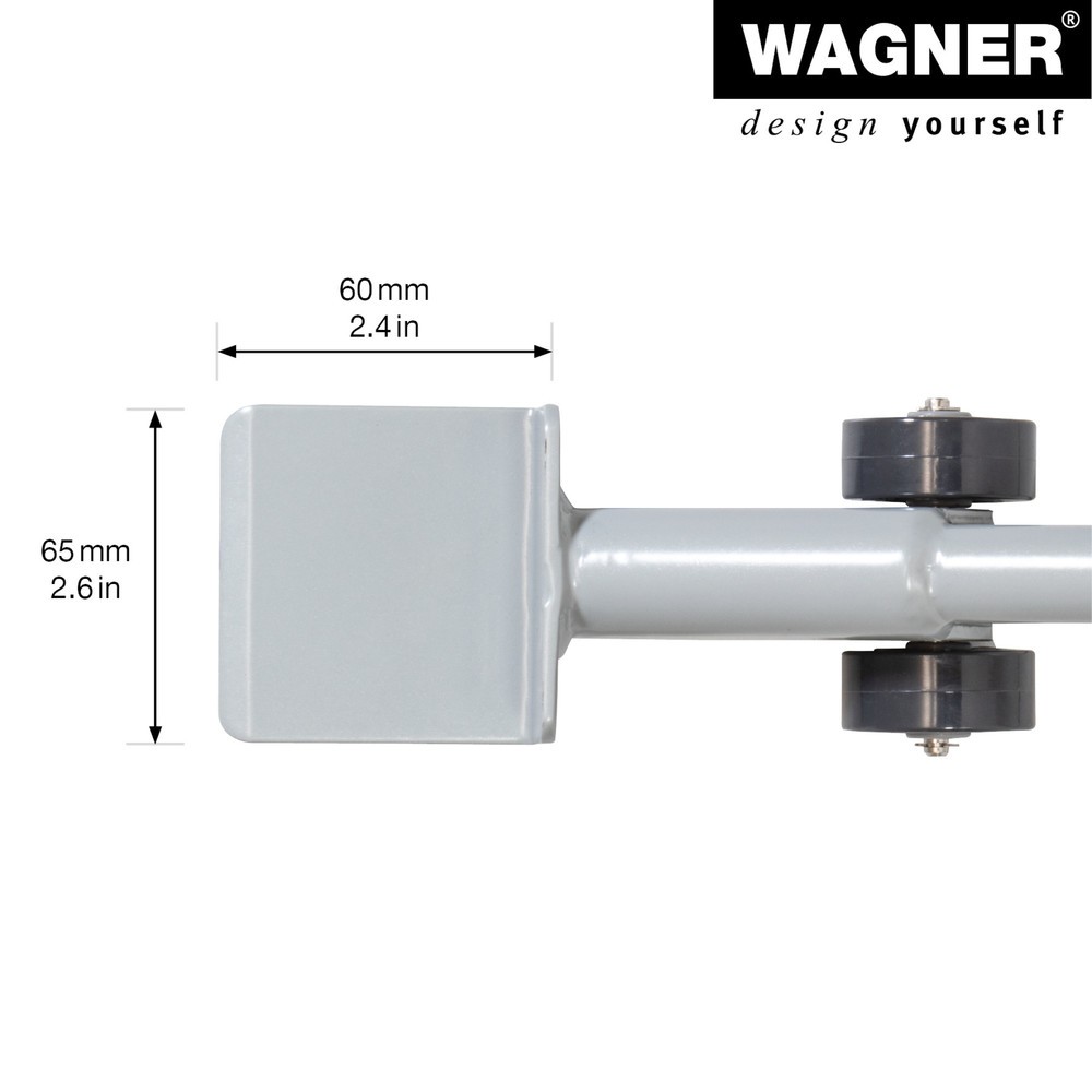 Produktabbildung Nr. 3: WAGNER Möbelheber/Lifter/Umzugshelfer - 38 x 6,5 cm, Stahl, TK 150 Kg