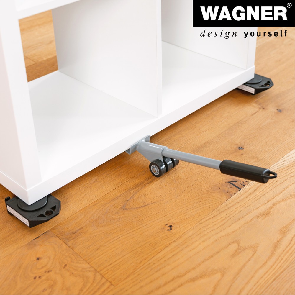 Produktabbildung Nr. 5: WAGNER Möbelheber/Lifter/Umzugshelfer - 38 x 6,5 cm, Stahl, TK 150 Kg