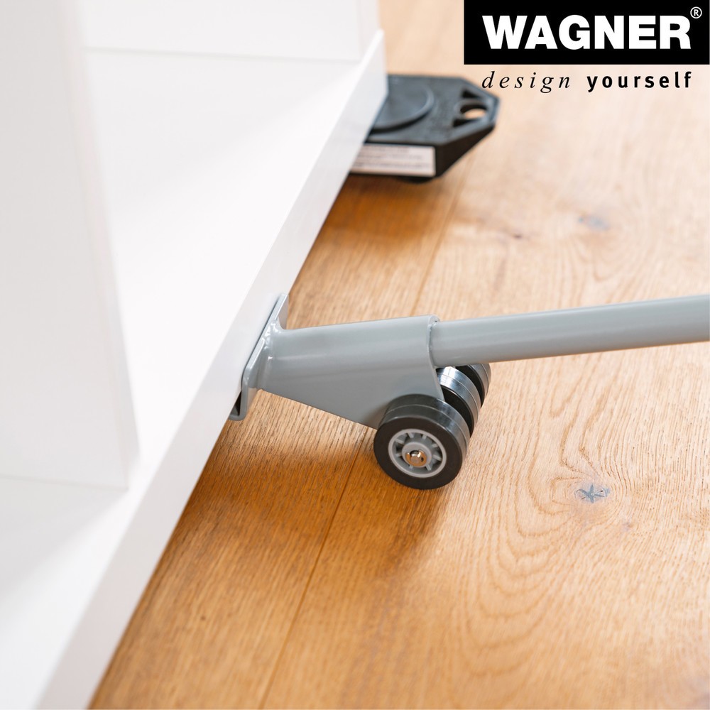 Produktabbildung Nr. 6: WAGNER Möbelheber/Lifter/Umzugshelfer - 38 x 6,5 cm, Stahl, TK 150 Kg