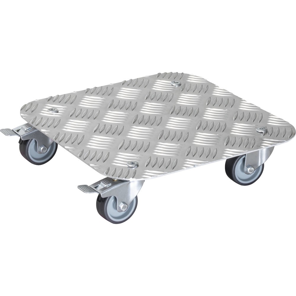 Produktabbildung: WAGNER Pflanzenroller ALASKA - 29 x 29 x 7,5 cm Alu, TK 150 Kg