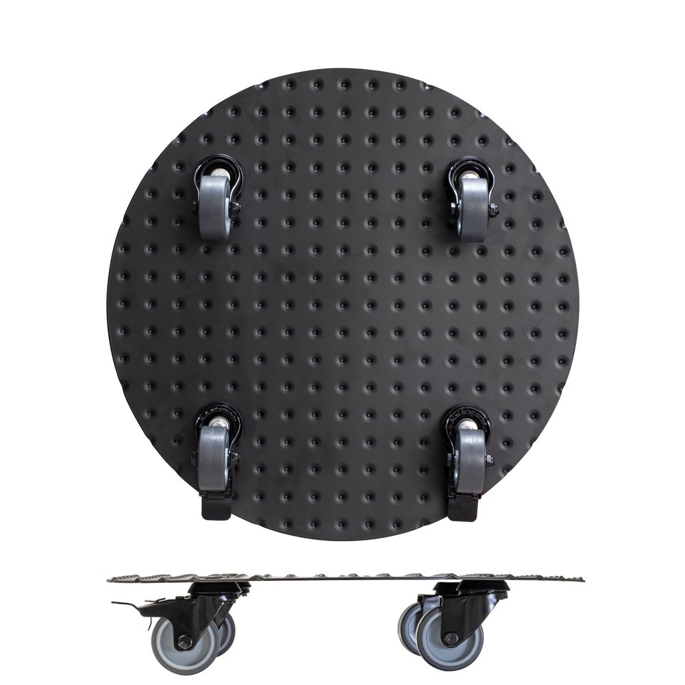 Produktabbildung Nr. 6: WAGNER Pflanzenroller ALASKA BLACK - Ø 38 x 7,5 cm, TK 150 Kg
