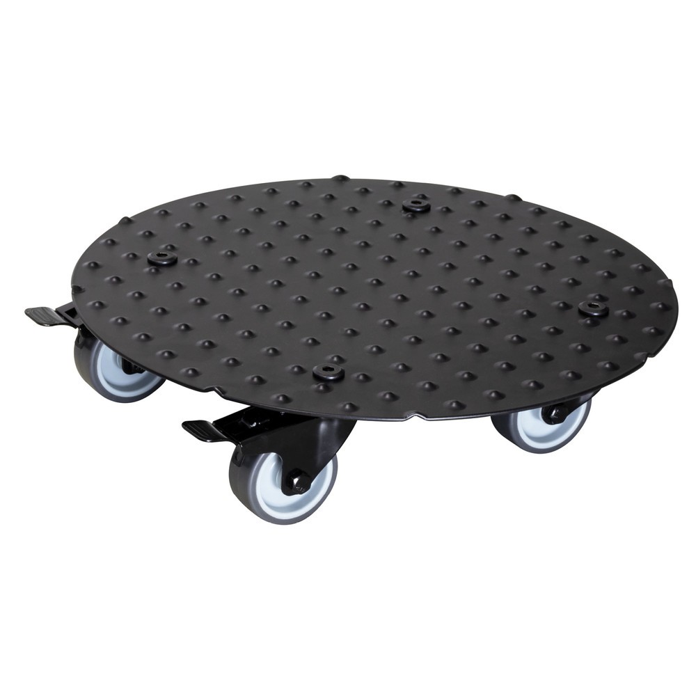 Produktabbildung: WAGNER Pflanzenroller ALASKA BLACK - Ø 30 x 7,5 cm, TK 150 Kg