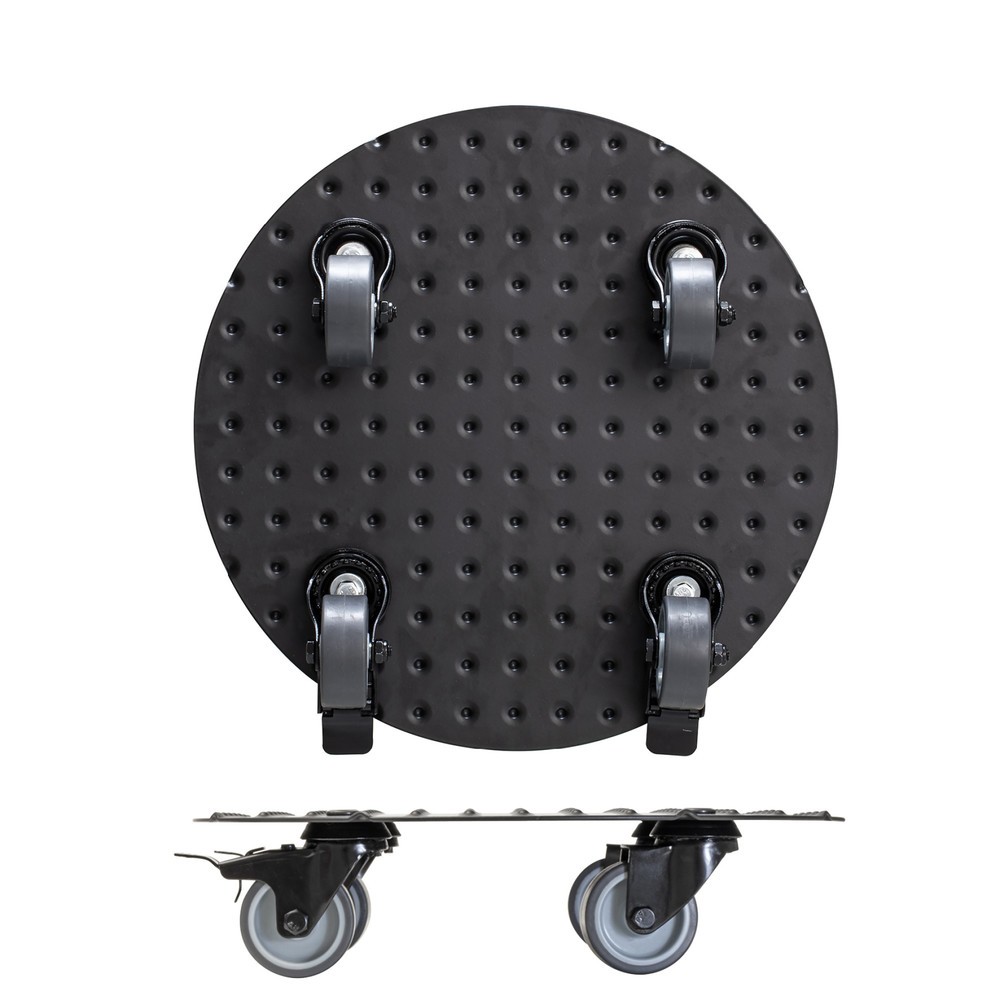 Produktabbildung Nr. 6: WAGNER Pflanzenroller ALASKA BLACK - Ø 30 x 7,5 cm, TK 150 Kg