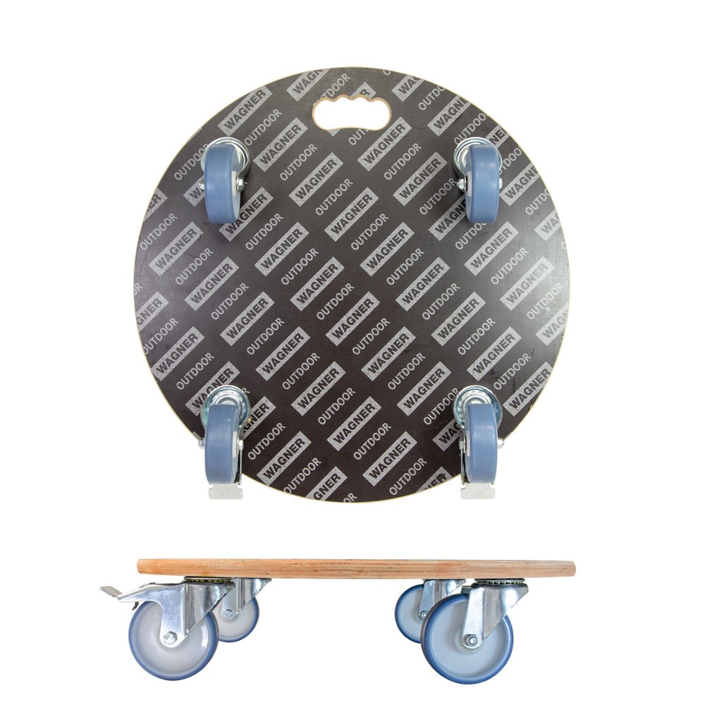 Produktabbildung Nr. 6: WAGNER Pflanzenroller MAXIGRIP Ø 58 x 14,5 cm, Holz, TK 300 Kg