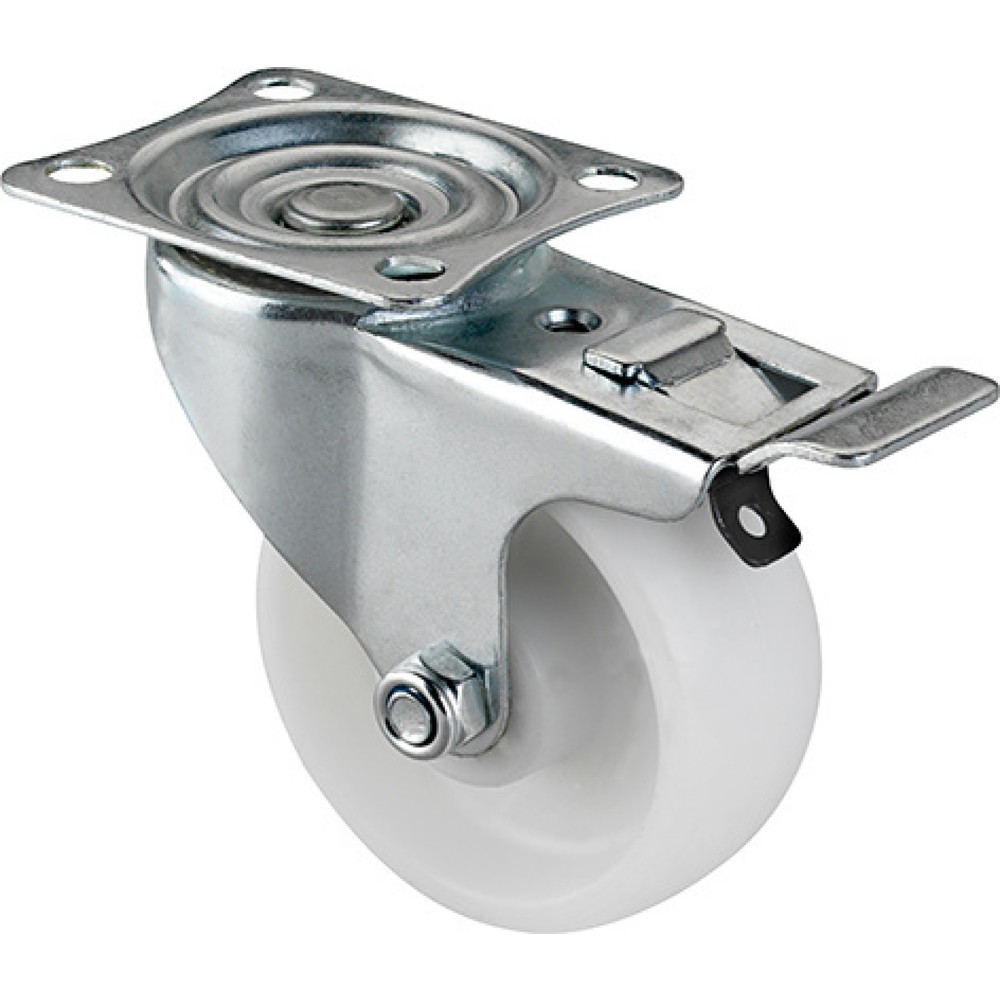 Produktabbildung Nr. 3: WAGNER Rollen 4tlg.- Ø 75 mm, 2 Lenk- 2 BockrollenTK je 60 Kg