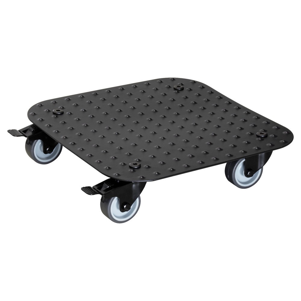 Produktabbildung Nr. 1: WAGNER Rouleur pour plantes ALASKA BLACK 29 x 29 x 7,5 cm, capacité de charge 150 kg