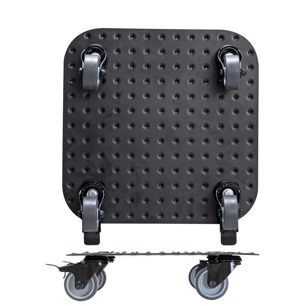 Produktabbildung Nr. 6: WAGNER Rouleur pour plantes ALASKA BLACK 29 x 29 x 7,5 cm, capacité de charge 150 kg
