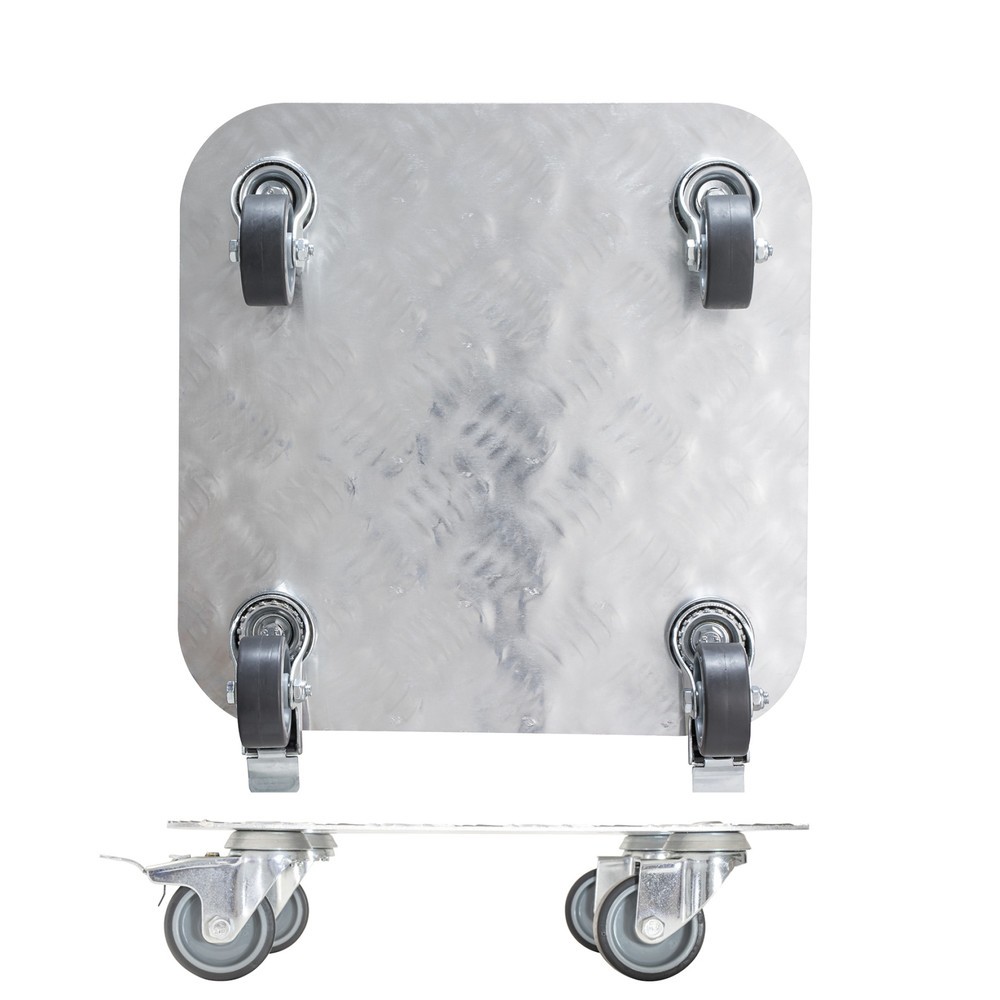 Produktabbildung Nr. 6: WAGNER Rouleur pour plantes ALASKA - 29 x 29 x 7,5 cm alu, capacité de charge 150 kg