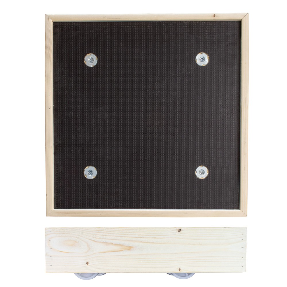 N° de l'image du produit 5 : WAGNER Rouleur pour plantes MAXIGRIP 38 x 38 x 14,5 cm, pin, capacité de charge 200 Kg