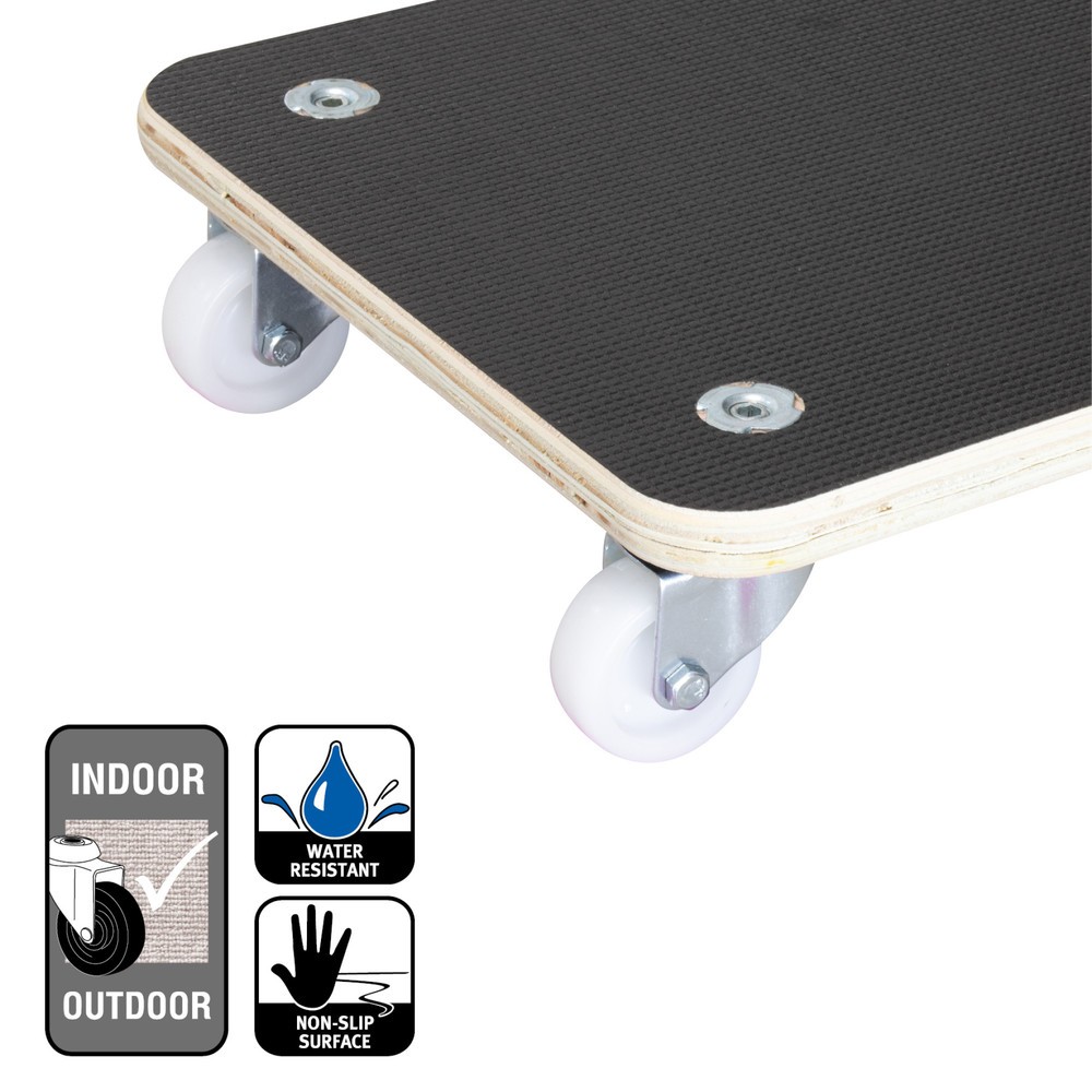 Produktabbildung Nr. 4: WAGNER Rouleur pour plantes MAXIGRIP 29 x 29 x 8,5 cm Bois capacité de charge 200 kg