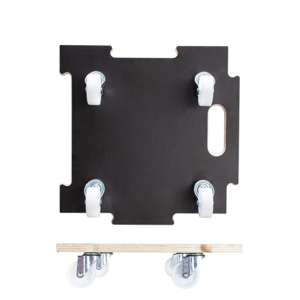 Produktabbildung Nr. 6: WAGNER Rouleur pour plantes MAXIGRIP 39 x 39 x 10 cm bois, capacité de charge 200 kg