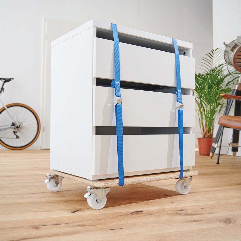 Produktabbildung Nr. 4: WAGNER Sangle d'arrimage et de serrage 2 pcs. - 2,5 m de long, serrure de blocage en acier