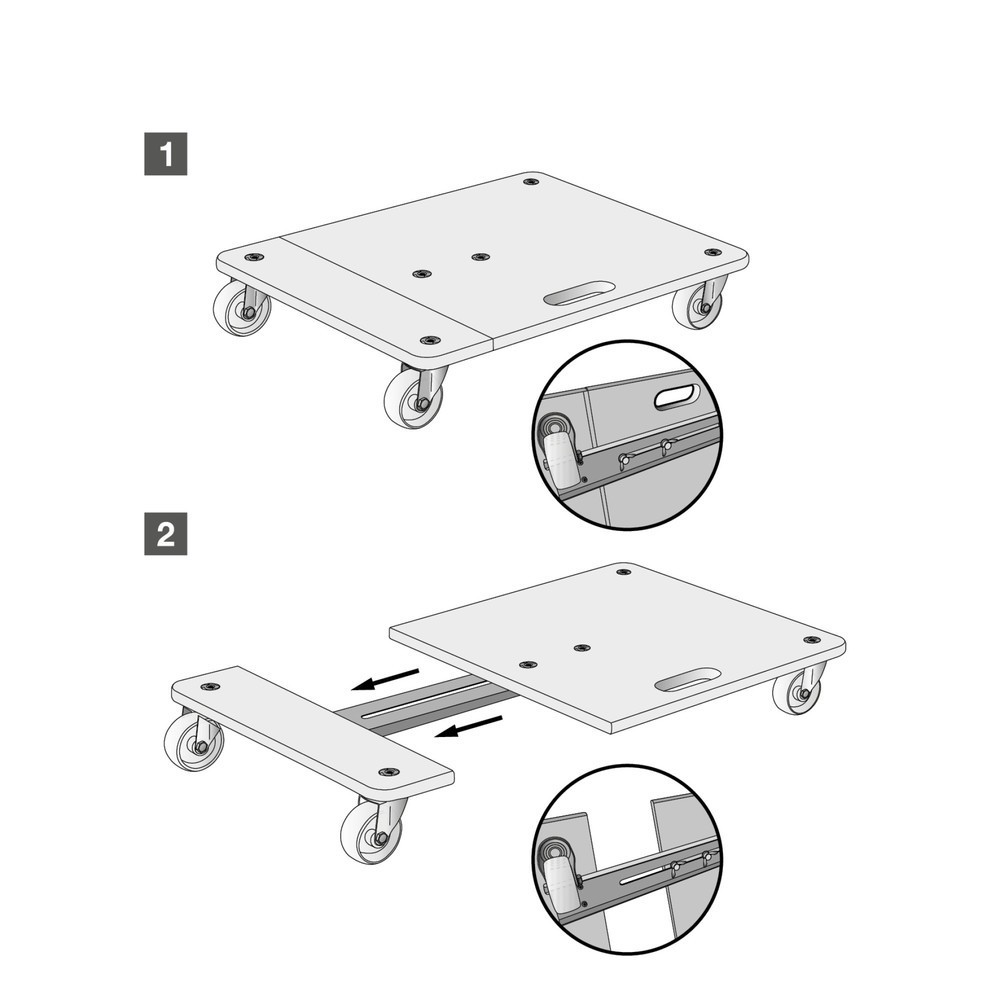 Produktabbildung Nr. 7: WAGNER Transporthilfe BIRKE EXTENDER - 59-86 x 49 x 11 cm, TK 200 Kg