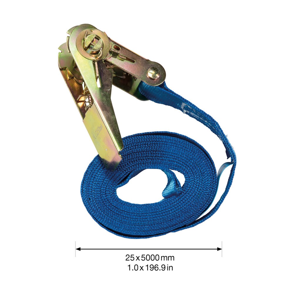 Produktabbildung Nr. 2: WAGNER Zurrgurt Spanngurt - 5 m lang, stabile Sicherheits-Ratsche