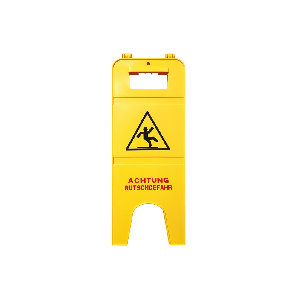 Produktabbildung: Warnschild-Set "Achtung Rutschgefahr", 2-teilig