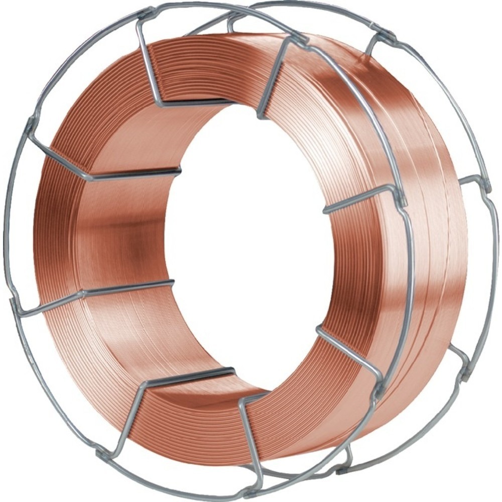 Produktabbildung: WDI MAG Schweissdraht G3Si1 (SG 2), B-300 Spule, Ø 1 mm, 15kg Spule, lagengespult