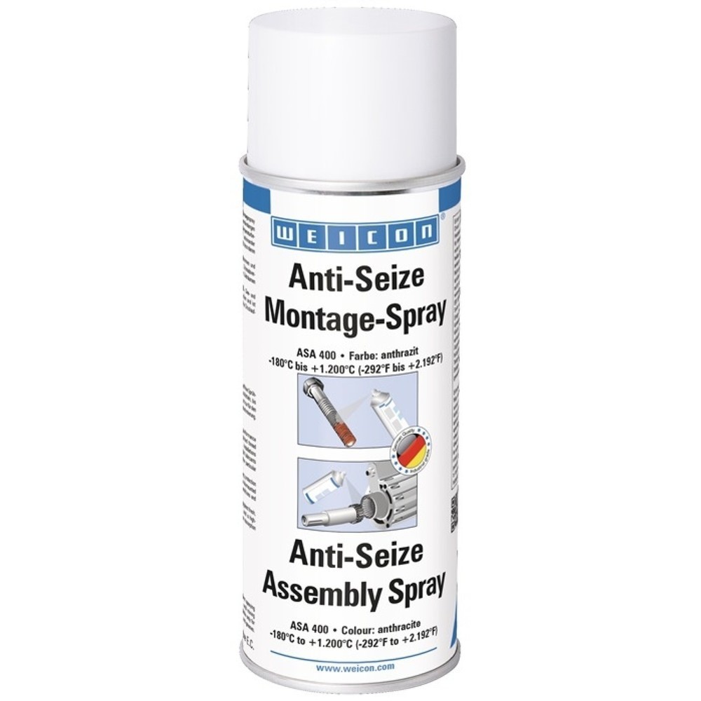 Produktabbildung: WEICON Montagepaste Anti-Seize 400 ml anthrazit Spraydose