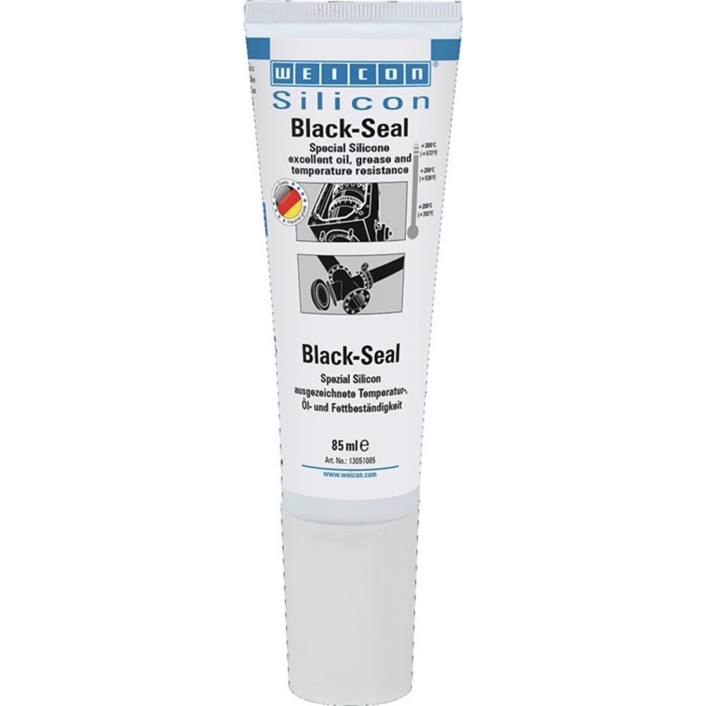 Produktabbildung Nr. 2: WEICON Spezialsilikon Black-Seal schwarz 85 ml Tube