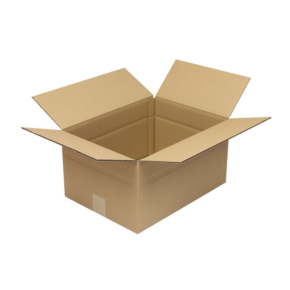 Produktabbildung: Wellpapp-Faltkarton, Modulkarton, 1-wellig, HxBxT 200 x 290 x 390 mm, Qualität 1.20 C