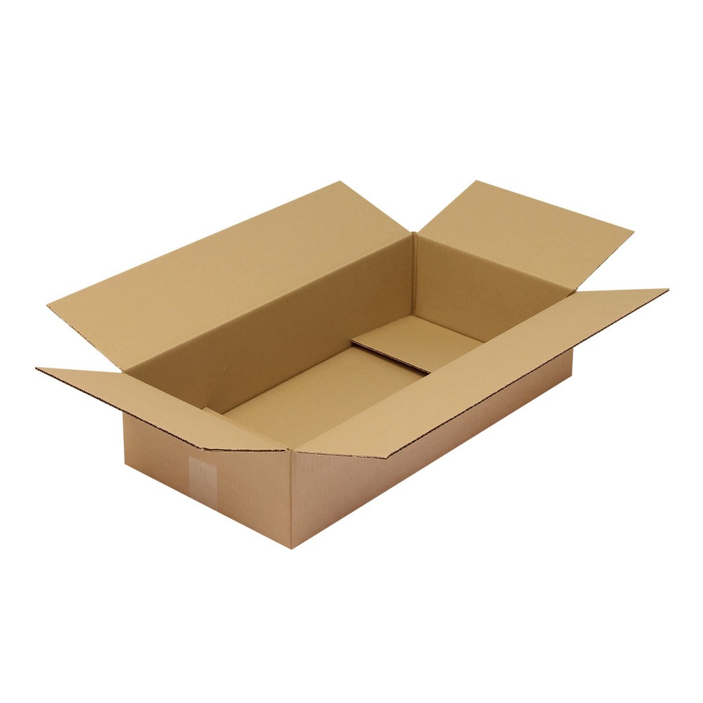 Produktabbildung: Wellpapp-Faltkarton, Modulkarton, 1-wellig, HxBxT 130 x 290 x 590 mm, Qualität 1.30 C