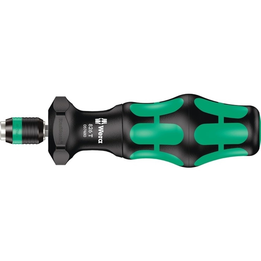 Illustration du produit: WERA Bithandhalter 826 T Kraftform Turbo, mit Schnellwechselfutter, 2-Komponentengriff