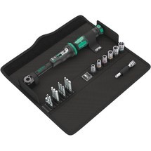 Produktabbildung Nr. 1: WERA Drehmomentschlüsselset Click-Torque A 6 Set 1 20tlg.2,5-25 Nm 1/4 Zoll
