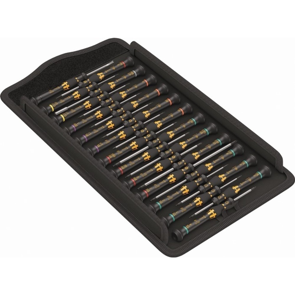 Illustration du produit: WERA Feinmechanikerschraubendrehersatz Kraftform Micro ESD Big Pack 1, 25-teilig