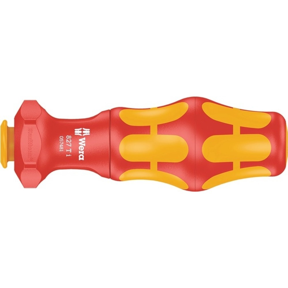 Illustration du produit: WERA Handgriff 827 T i Kraftform Turbo, VDE isoliert, für WERA VDE Wechselklingen