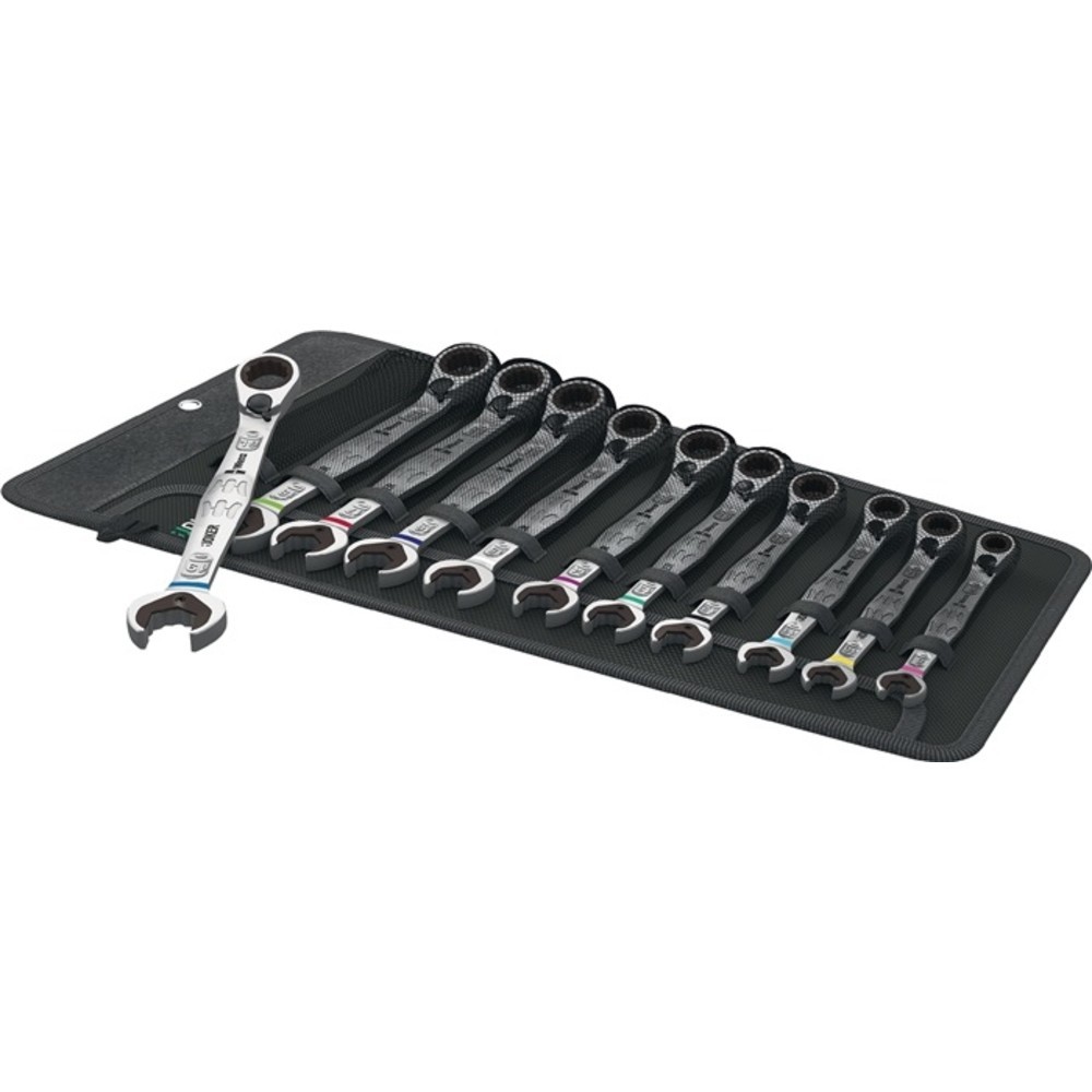 Produktabbildung Nr. 3: WERA Maulringratschenschlüsselsatz Joker 11-tlg.SW 8-19mm Rings.15Grad gekr
